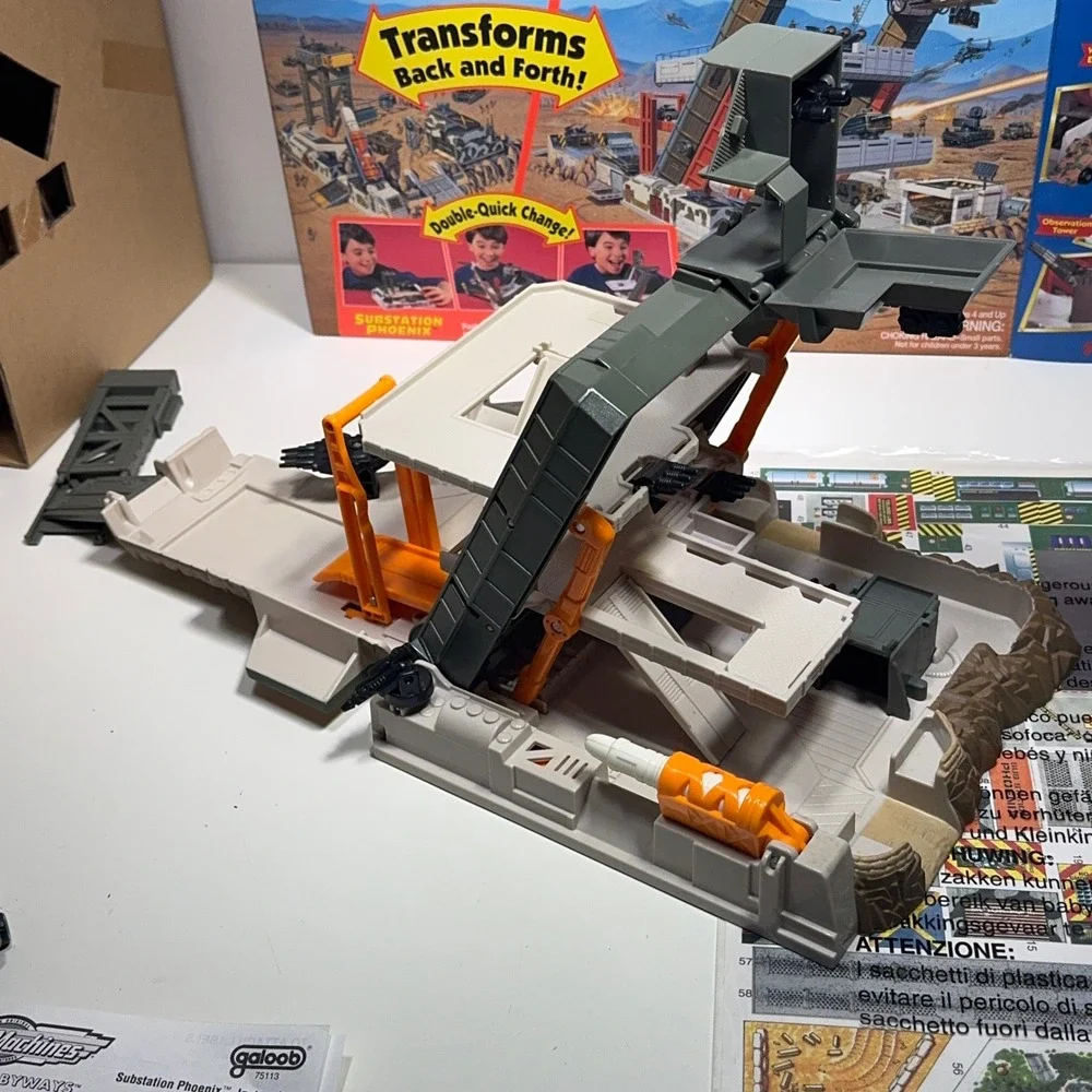 Galoob Micro Machines Military Substation Phoenix Double Takes Playset complete